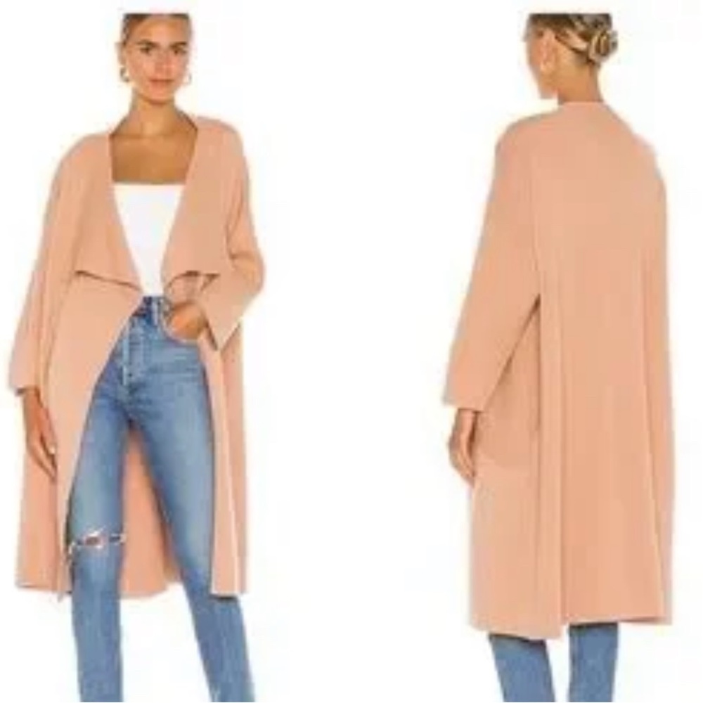 Elegant Women's Cardigan in Soft Peach